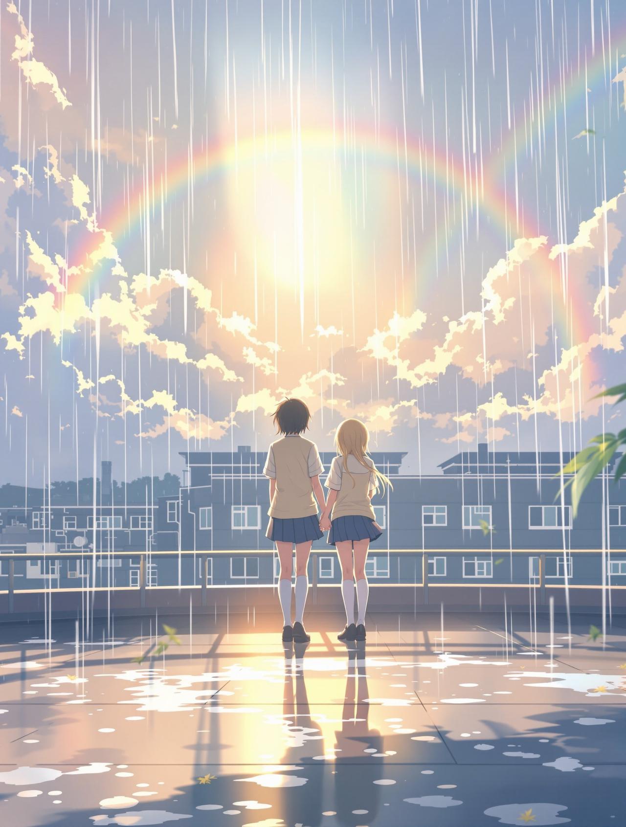 花子动漫热播番剧《雨后晴空》封面 - 青春 / 治愈，评分9.3