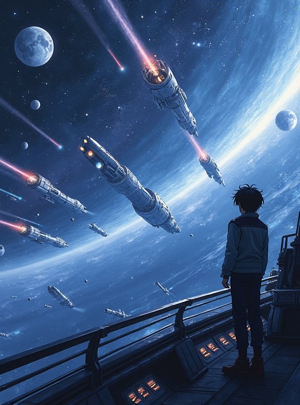 花子动漫热播榜第13名番剧《星河舰队·启航》封面 - 科幻 / 太空