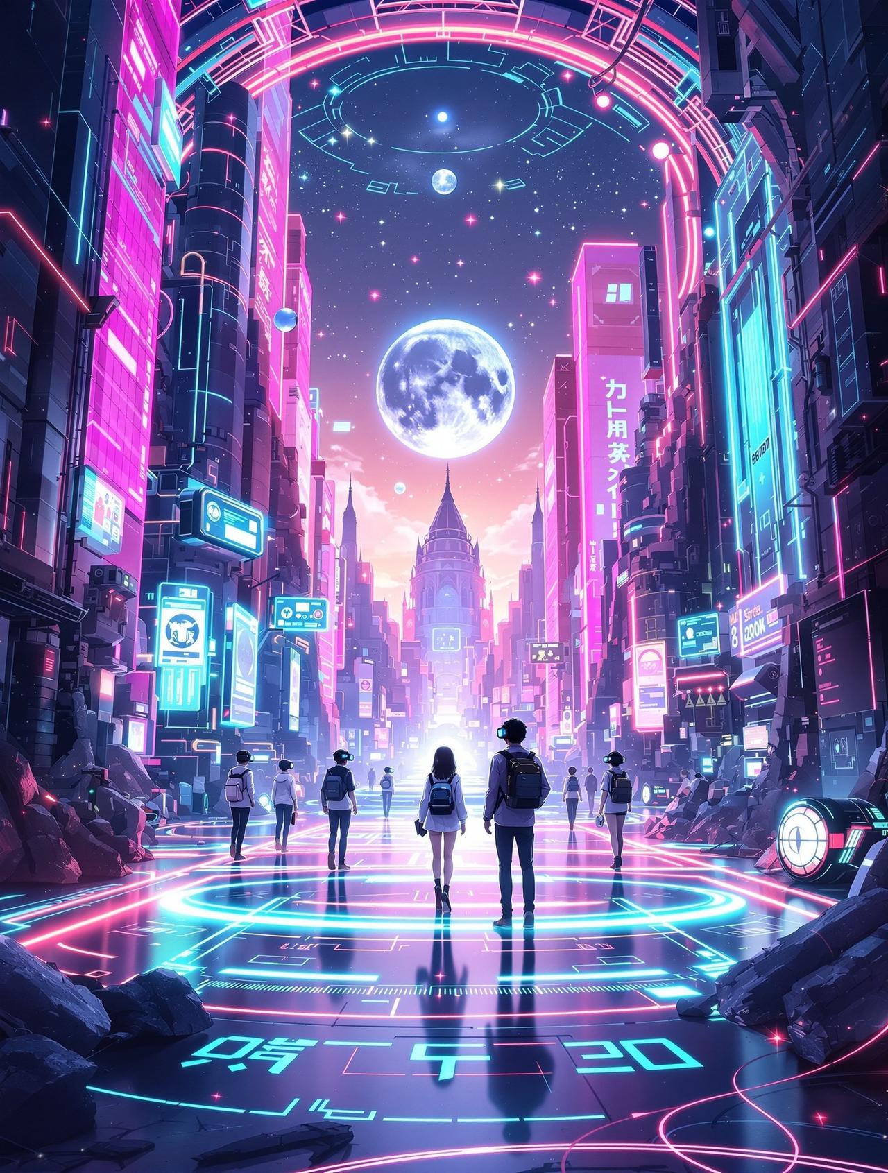 花子动漫热播番剧《虚拟幻界Online》封面 - 科幻 / 游戏，评分9.1