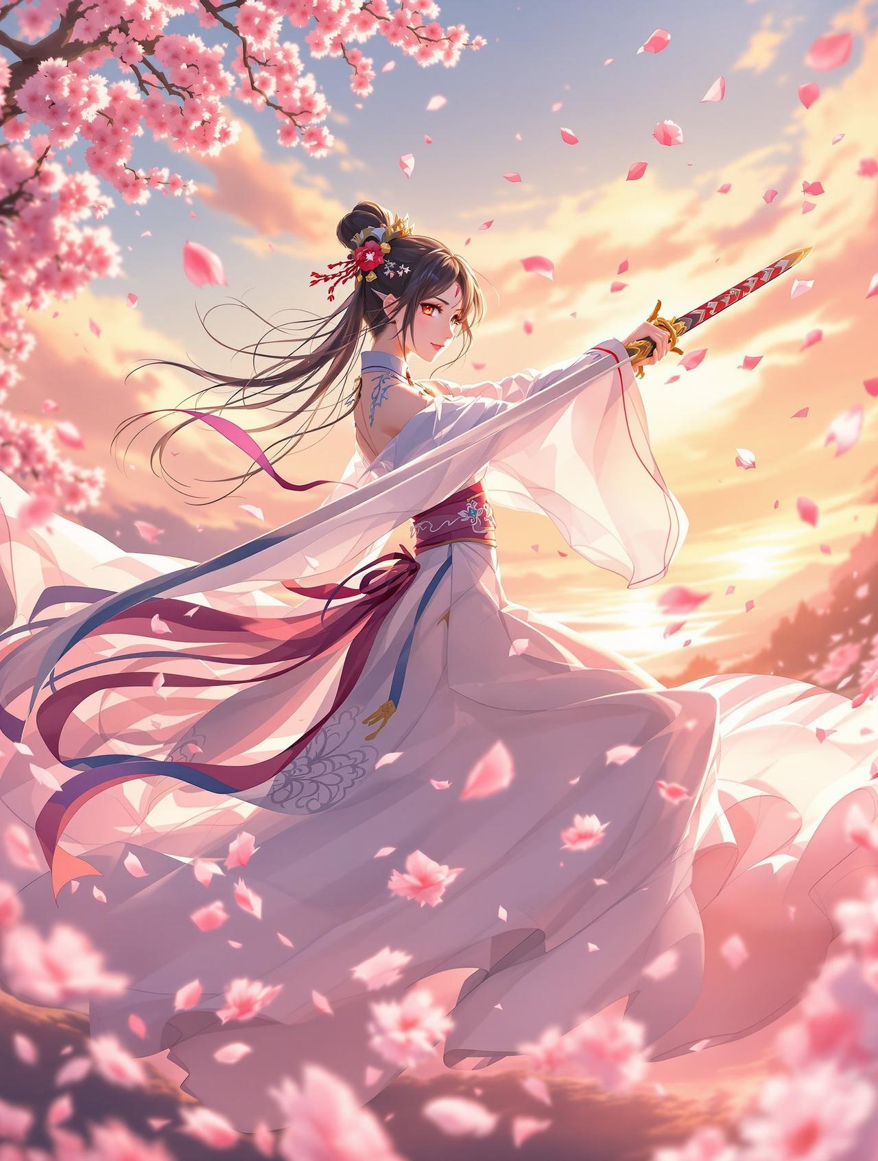 花子动漫热播番剧《花与剑之歌》封面 - 古风 / 武侠，评分9.6